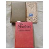 3- Vintage books including The Moon Maid