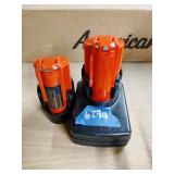 Milwaukee 1.5Ah battery, 6Ah battery pack
