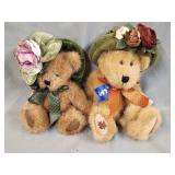 (2)pc Vintage Boyds Bears Plushies 9'-8'H