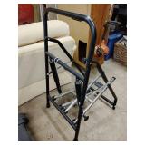 Tension stepping exercise machine