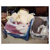 Blankets, towels, sheets, fabric