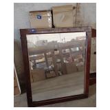 Hanging mirror, heavy 23'x27'