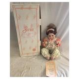 1990 Hamilton Collection ï¿½Saraï¿½ Porcelain Doll