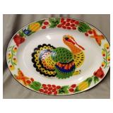 Metal turkey platter 13'x17.5'