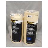 (11)Rolls New Scotch Masking Tape 2'W