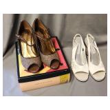 Pair of Vintage High Heels Including Predictions
