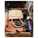 Purse, wallets, con air hair tool