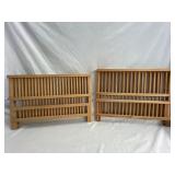 2 Wooden Multifunctional Organizer Racks