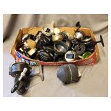 Large Lot Fishing Reel Parts Including Zebco