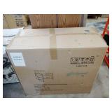 Brown Leatherette Accent Chair