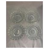 4- Libbey Canada Clear Glass Bowls