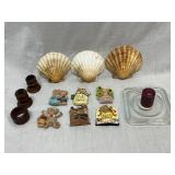 Seashells, Magnets, Candle Holders