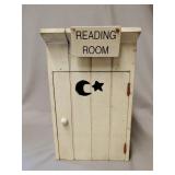 Reading Room outhouse decor 6'x9.5'