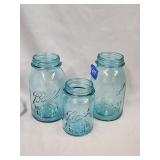 (3)Ball Jars 7'-5'H