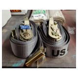 2- US Cargo Ratchet Straps