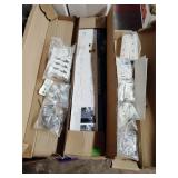 Stainless steel curtain rod, curtain hangers
