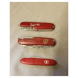 (3) Pocket Knives Featuring Victorinox