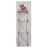 Western-Style Metal Display Rack 33'Hx9'ï¿½2'