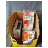 Door reinforcers, privacy lever