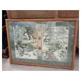 Western framed art 25'x 18'