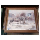 John Stanford western painting 23'x19'