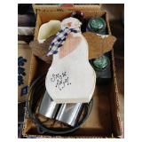 Phaltzgraff ceramic dish, decor, salt and pepper