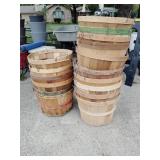 16- 1/2 bushel fruit baskets