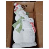 Ceramic snowman 20' tall