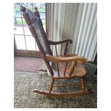 Cane Back Rocking Chair