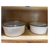 (2) Corning Ware Casserole Covered Dishes