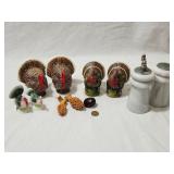 Marble & Ceramic Salt & Pepper Shakers Assortment