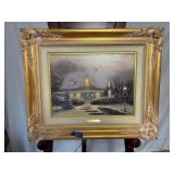 Thomas Kinkade Canvas Print Christmas Eve