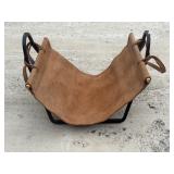 Firewood Carrier, Metal Frame with cloth carrier