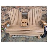 Luxcraft ADIRONDACK CONSOLE 5-FOOT PATIO GLIDER