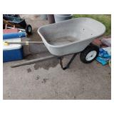 Yardworks poly tub wheel barrow