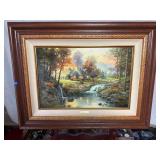 Thomas Kinkade 'Mountain Retreat' Canvas Print