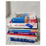Printer Paper, Letter Paper, Sheet Protectors,Misc