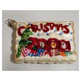 Christopher Radko Glass Christmas Ornament