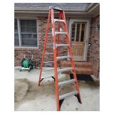 Werner 8' fiberglass step ladder