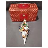 Christopher Radko Glass Christmas Ornament w/Star