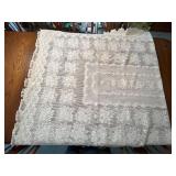 Vintage Stitched Floral Tablecloth- 60x112'