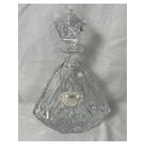 Heavy Triangular Crystal Liquor Decanter10.75'