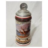 Vintage Beer Stein Budweiser American Wildlife 9'H