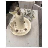 Mushroom Boat Anchor Plastic Coated 8'