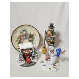 Holiday Decor w/Thomas Kinkade, Lenox, Enesco