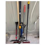 Broom, Rake, squeegee, Ice Scrapers