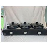 Sensio Inc. Triple Slow Cooker