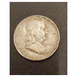 1952 Franklin half dollar