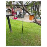 Double Shepherds Hook With 2 Bird Feeders 72'