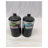 2- Benzomatic Camping Gas Tanks 1lb propane full